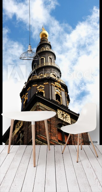 Picture of Church of Our Saviour Vor Frelsers Kirke in Copenhagen Denmark